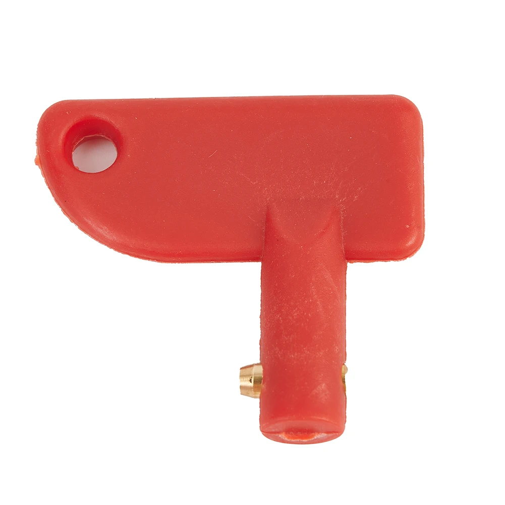 

5pcs Spare Key For Battery Isolator Switch Power Kill Red ABS Plastic Cut Off Switch Car Van Boats Accessories