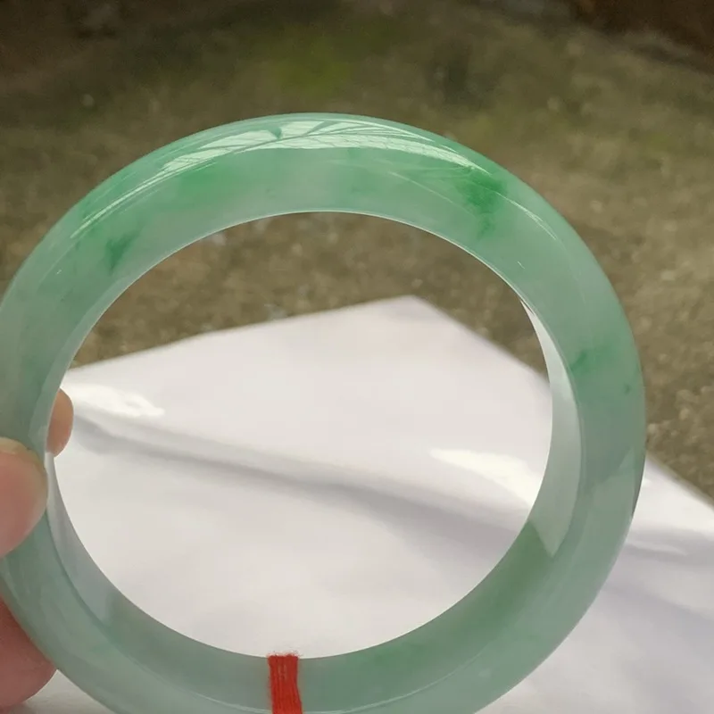 Natural Myanmar Jade Wan Yuanyang Green Ring Bracelet Wholesale