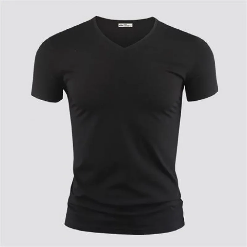 Black V-neck