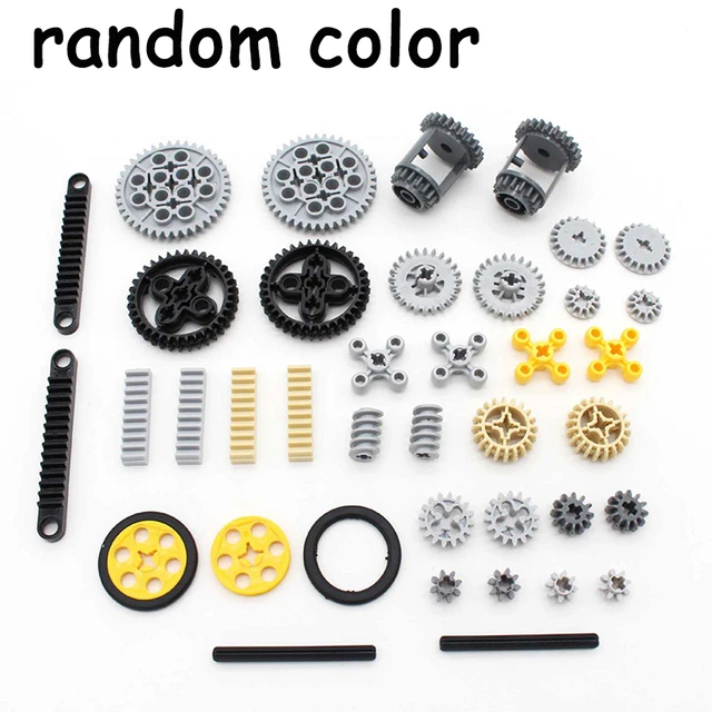 5Pcs MOC Power Functions Technical Series XL Large Motor Compatible With Standard Building Blocks 8882 Silver Plating