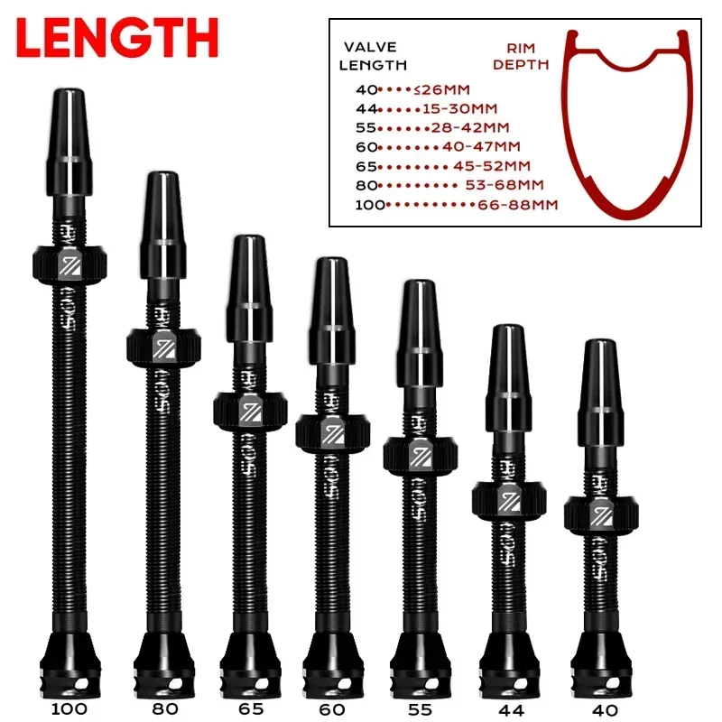BUCKLOS Premium Tubeless Bicycle Presta Valves