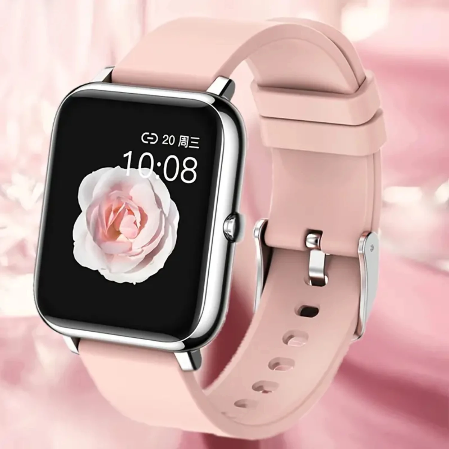 Full Screen Touch Heart Rate And Blood Oxygen Monitoring Smart Watch ...