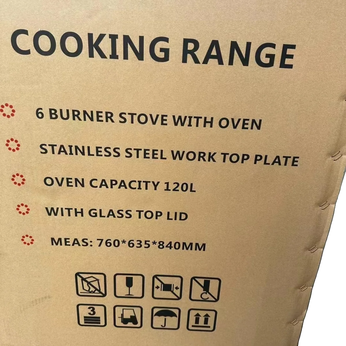 Gas Stove Oven One-piece Upright Multifunctional Banded Gas Furnace Oven