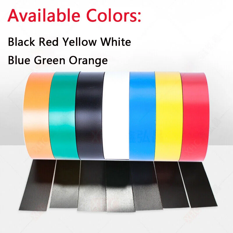 

1Meter Colorful Rubber Flexible Magnetic Stripe 25mm x 1mm(Width x Thick) Magnetic Craft Tape For DIY,Teaching