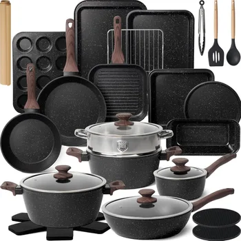 31-Piece Nonstick Kitchen Cookware Set 1