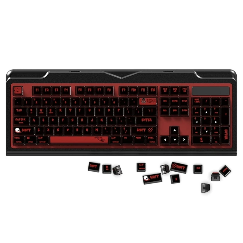 

Keycaps For 116Key Mechanical Keyboards ASA Height Keycap Improved