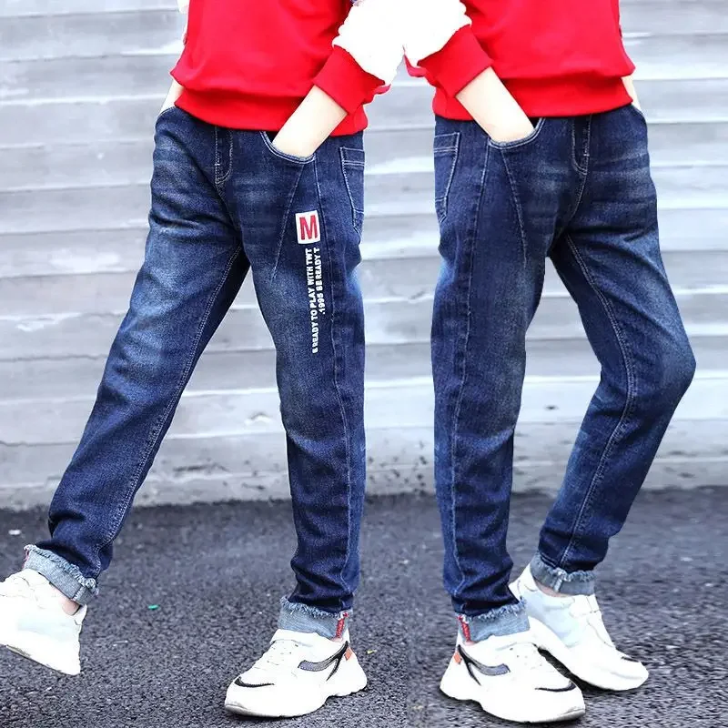 Kids Pants Boys Jeans IENENS Kids Boys Casual Clothes Skinny Jeans Cowboy Pants Children Denim Clothing Bottoms Baby Trousers 4 5 6 7 8 9 10 11 Years