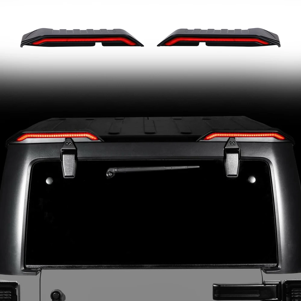 

Offroad Led Light Spoiler Rear Wing Roof For Jeep Wrangler Jk Jl 2007-2022 Tail Wing 4X4 Accessories