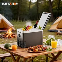 Домашний холодильник 12 В, автомобильный холодильник с морозильной камерой, 10 л, мини-автомобильный охладитель и обогреватель для морозильной камеры, электрический холодильник, портативный Icebox 220 В