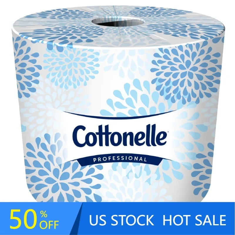 

Two-Ply Bathroom Tissue for Business, Septic Safe, White, 451 Sheets/Roll, 60 Rolls/Carton