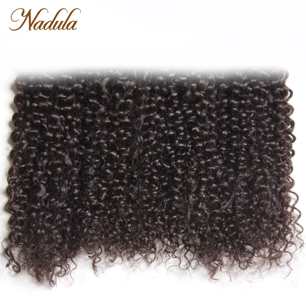 Nadula Hair 4pcs/Lot Brazilian Curly Hair Bundles Human Extensions 8-26INCH Remy Weaves Virgin Human Sale