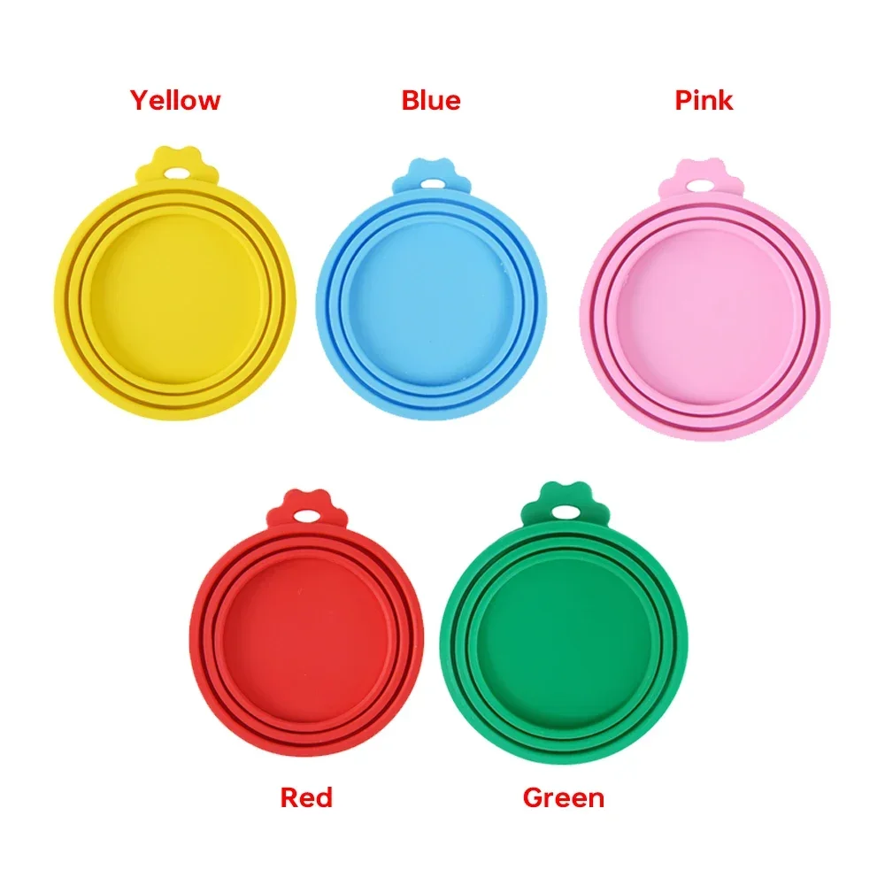 3 In 1 Silicone Canned Lid Reusable Food Tin Cover Keep Fresh Kitchen Organization Pet Supplies