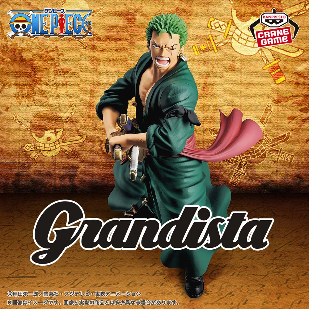In Stock Original BANPRESTO Grandista One Piece Roronoa Zoro