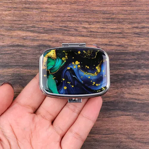 Van Gogh Art Mini Pill Box 2-Compartment Medicine Pill Organizer Household Portable Medicine Storage Box Travel Jwelery Gift - Image 27