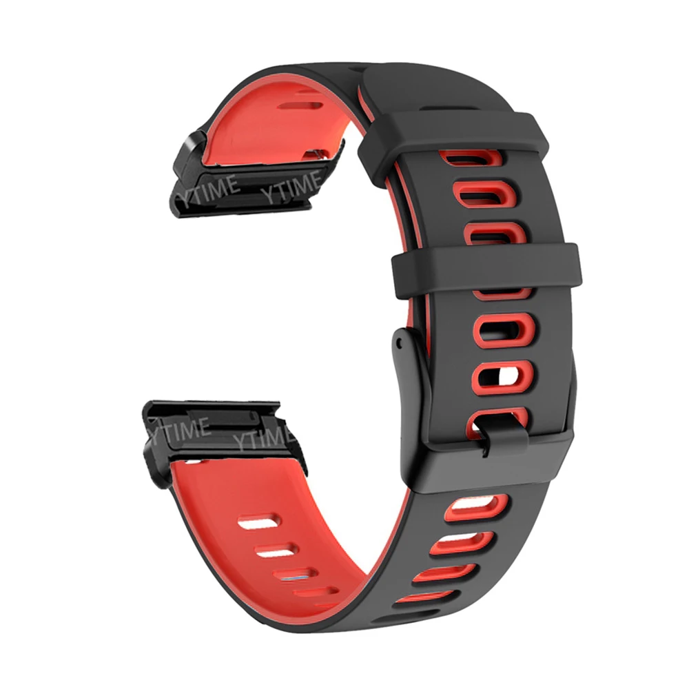 

Ремешок силиконовый для смарт-часов Garmin Fenix 6X 6 Pro 7X 7 5X 5 Plus 3 3HR 945, 26 мм 22 мм