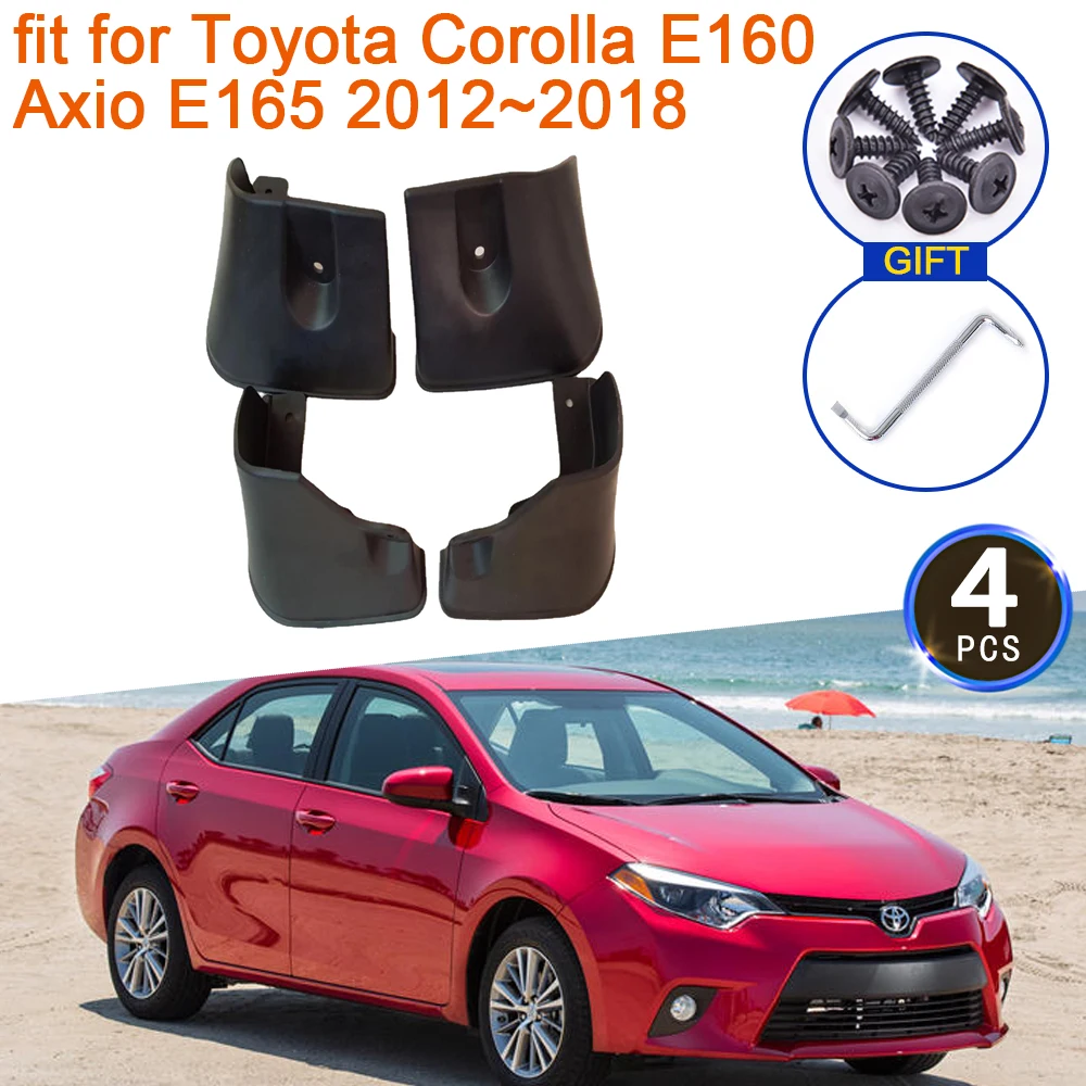 

MudFlap for Toyota Corolla E160 Axio Hybrid E165 2012~2018 Accessories Mudguard Splash Guards Fender Flare Parts Auto Front Rear