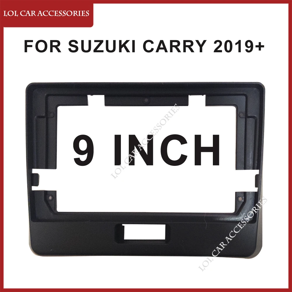 

9-дюймовая панель для Suzuki Carry 2019 +, автомобильное радио, стерео, MP5, GPS, Android плеер, 2 Din, головное устройство, панель приборной панели, защитная рамка