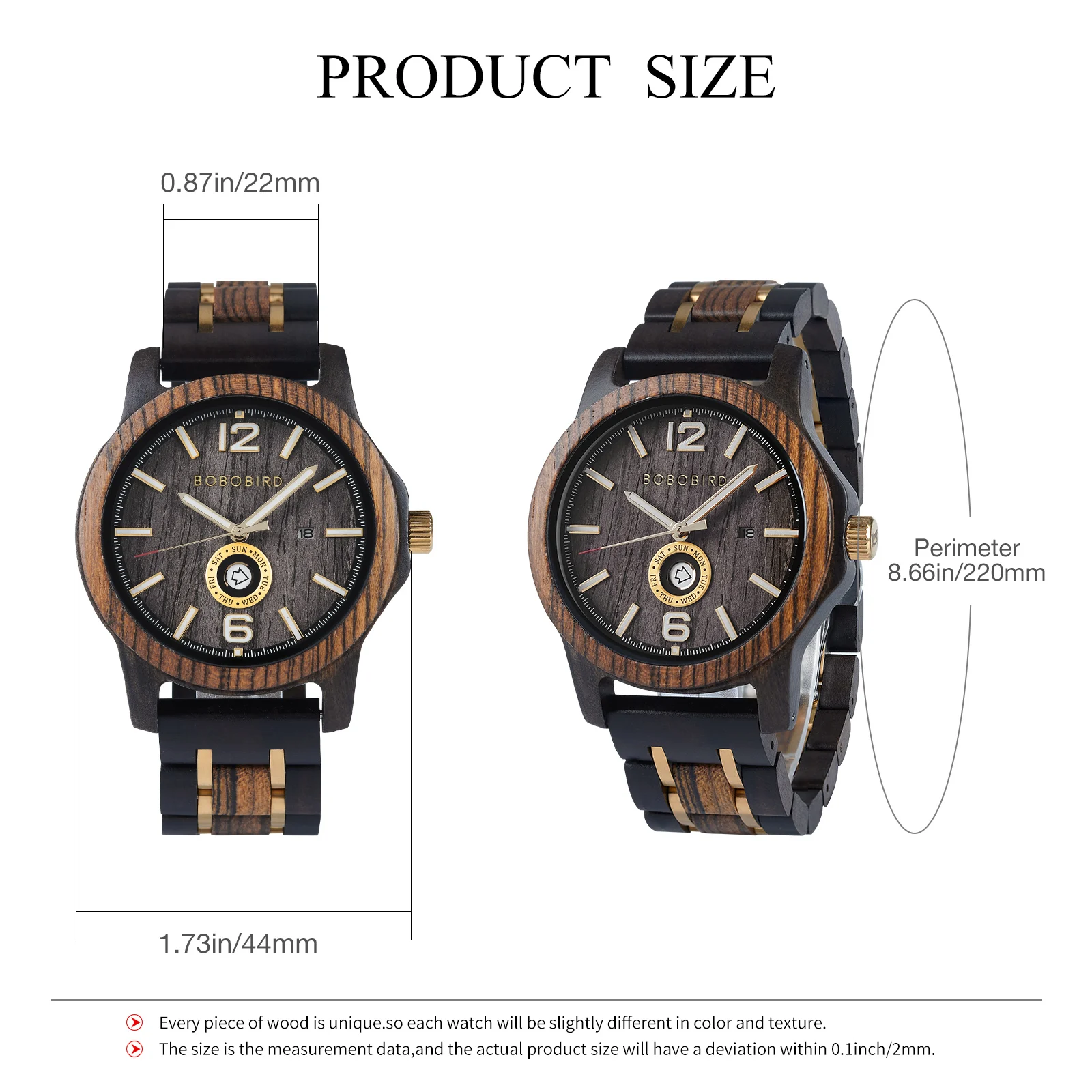 Wooden quartz watch for men with bold rustic design and natural wood finish – ideal gift or fashion accessory with free shipping in Singapore.
