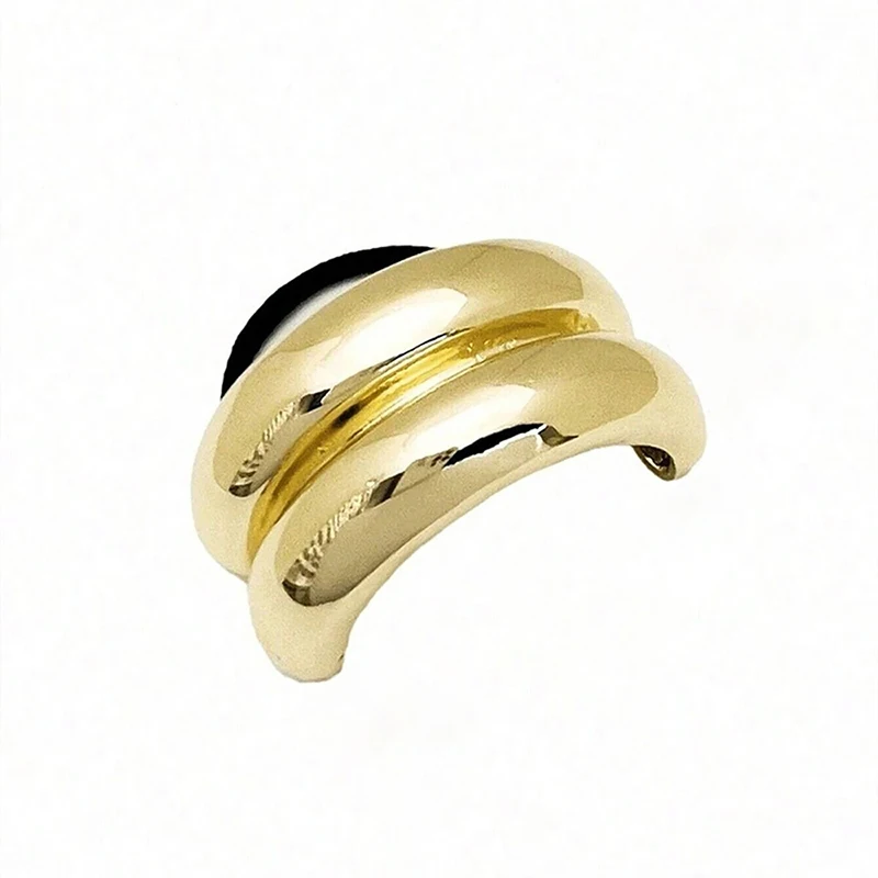 1-teiliges U-förmiges Metall-Haarband mit High-End-Feeling für Pferdeschwänze, europäischer und amerikanischer Stil, rundes Stirnband für Frauen – Detail 6