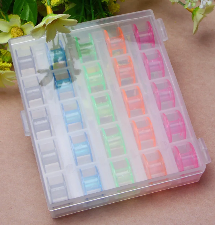 25Pcs-Colorful-Plastic-Empty-Bobbins-Sewing-Machine-Spools-Case-Storage-Box-for-Sewing-Machine-shopping (3)