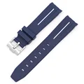 Blue white line