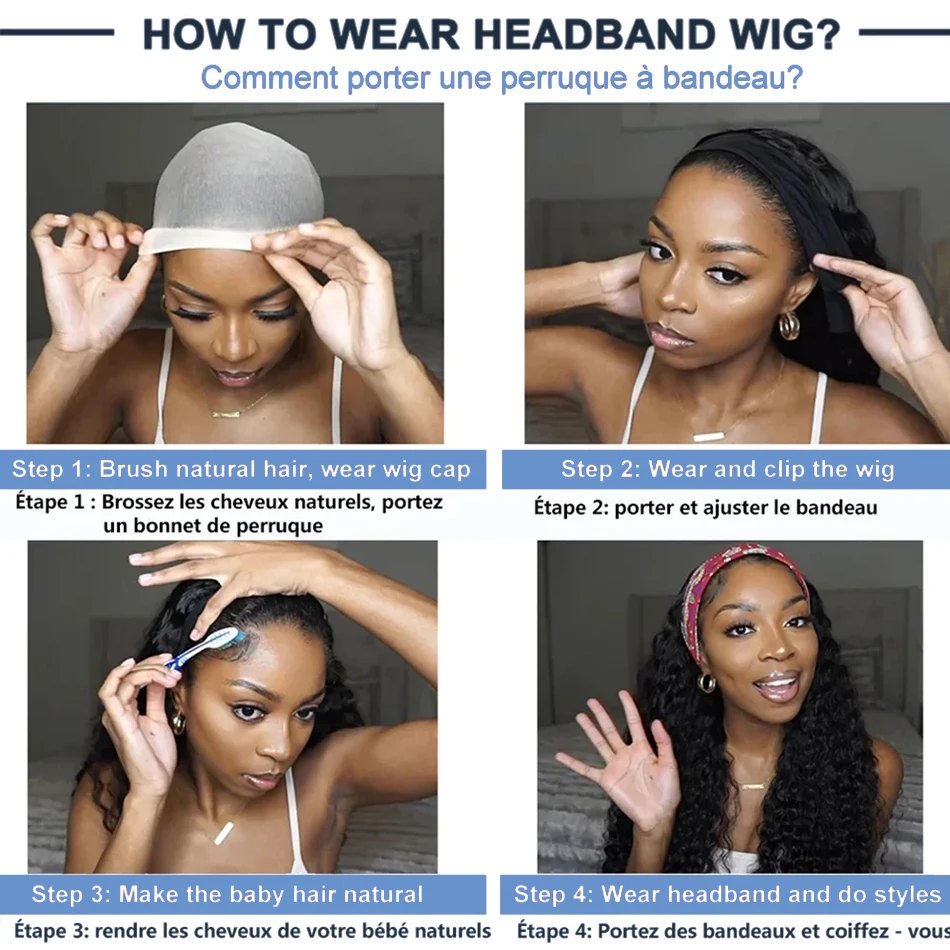 Human Hair Wigs Short Bob Lace Wig 13X4 Transparent Lace Front Deep Water Wave 4x4 Closure Frontal Human Hair Curly 200% For Women
