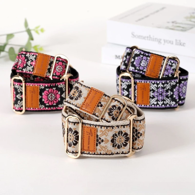 Ethnic Style Adjustable Martingale Dog Collar - Beautiful Design Accessory