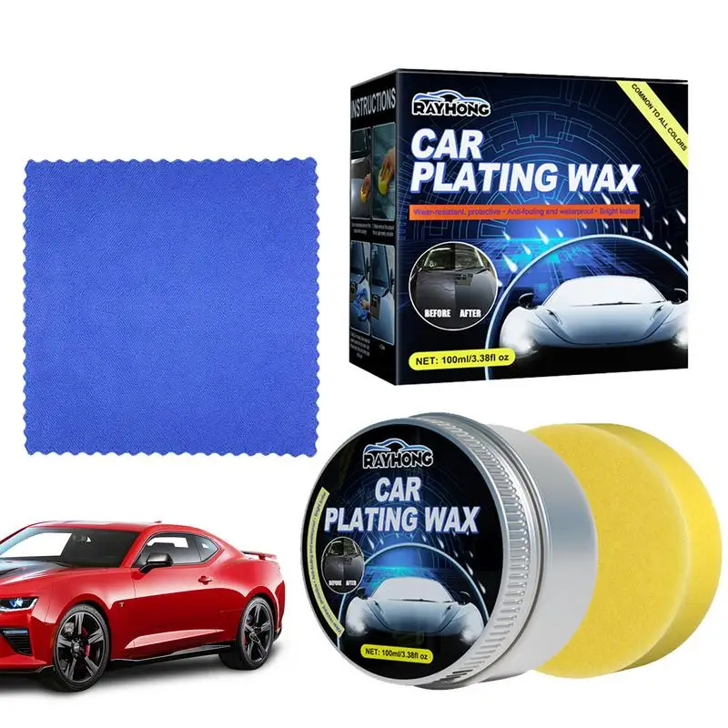 

Car Polish Car Wax Crystal Plating Set Hard Glossy Wax Layer Covering Paint Surface Coating Waterproof Auto Protection Agent