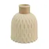 Nordic Flower Vase Imitation Ceramic Moire Artificial Flower Vase Living Room Desktop Decoration Wedding Centerpiece Arrangement 6