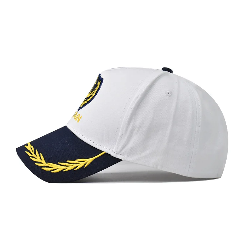 Boating Baseball Cap Adult Yacht Boat Ship Sailor Captain Costume Cotton Hat for Men