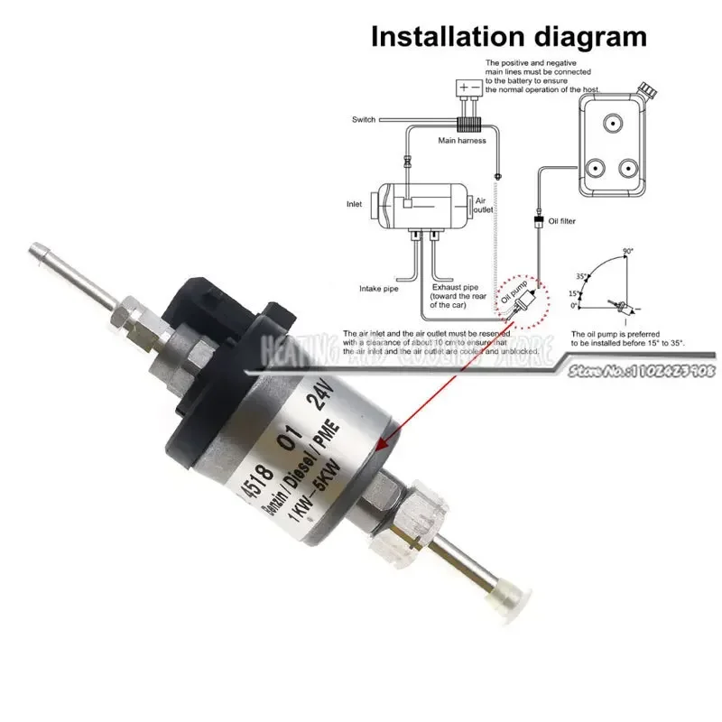      22451801 25190845, Eberspacher Airtronic D2 D4 D4S D1L D3L D5L LC, 12V 24V 1-3kw 1-4kw 1-5kw