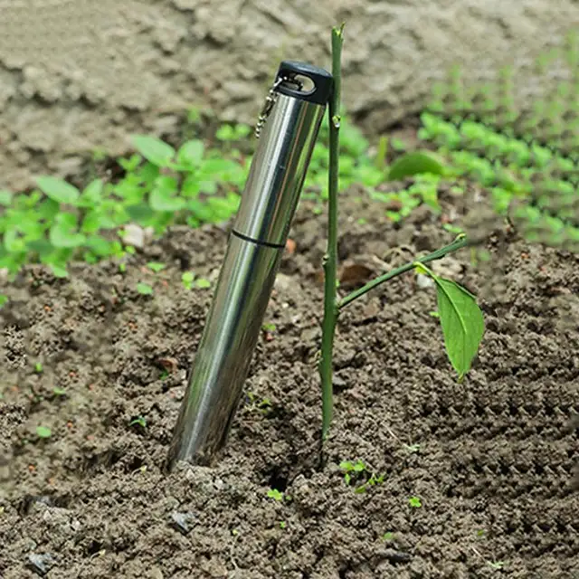 Kézi Dibber Szerszám Palánta Transzplanter Ültetési Lyukú Lyukas Lyuk Dibbler Talajkibocsátási Ásáshoz - Image 2