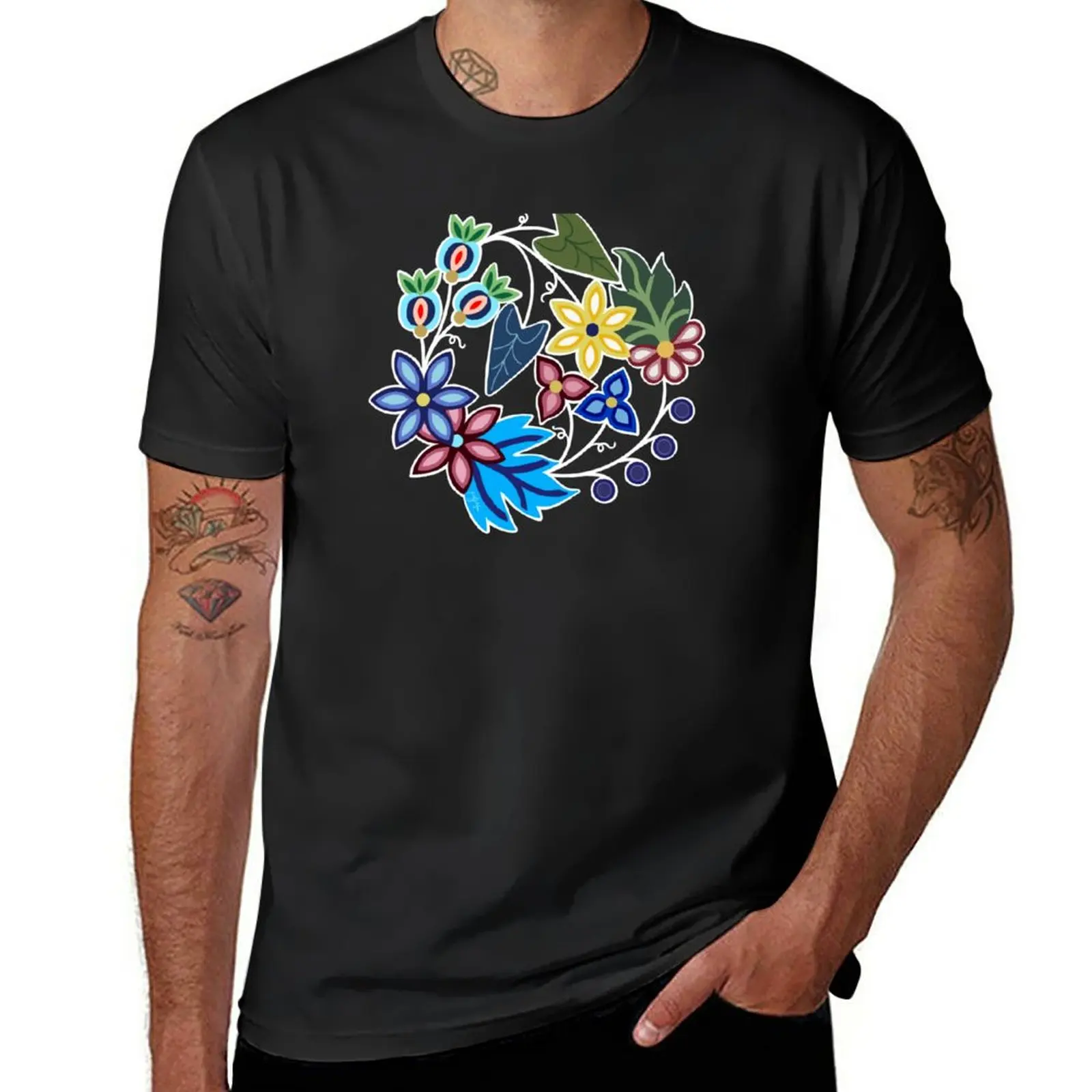 

New Ojibwe Circle T-Shirt vintage clothes boys t shirts sublime t shirt custom t shirts design your own mens shirt graphic