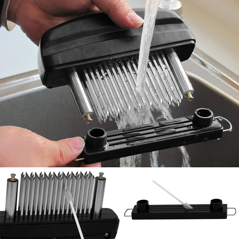 48 Blades Needle Meat Tenderizer Stainless Steel Knife Meat Beaf Steak Mallet Barbecue Marinating Cooking Tools Cooking Utensils