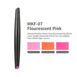 Eco - Friendly Water - Based Soft Tip Marker for Base and Metallic Colors (MKF - 07)