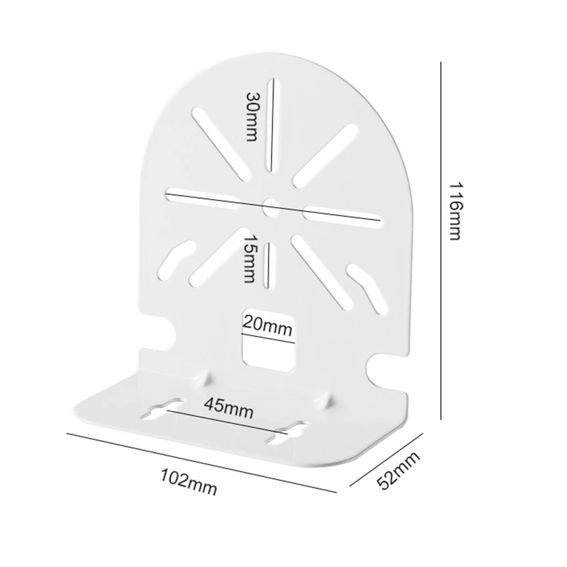 Right Angle Household Ceiling Hanging Hemispherical Camera Holder Wall Mount Intelligent Monitoring Base Bracket Screws