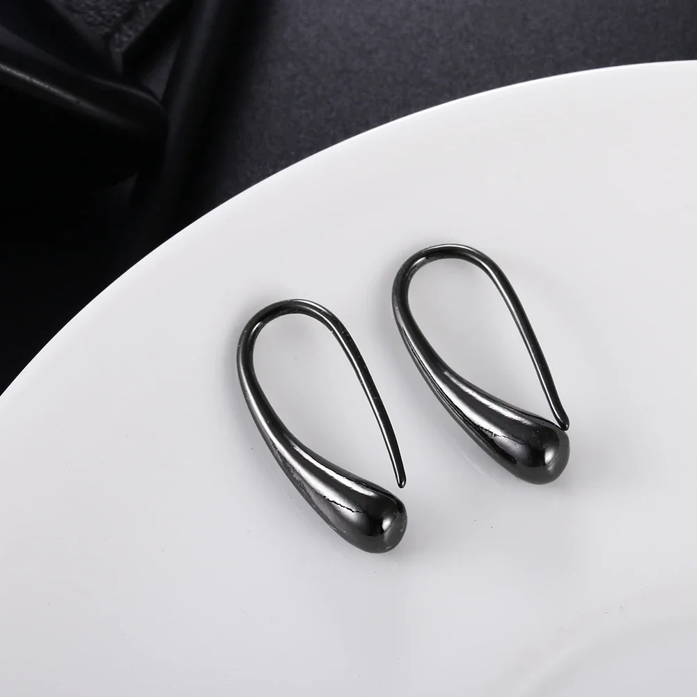 new hot sale 925 Sterling Silver Earring High Quality Fashion Woman Jewelry Water droplets Earrings hook Holiday Gifts