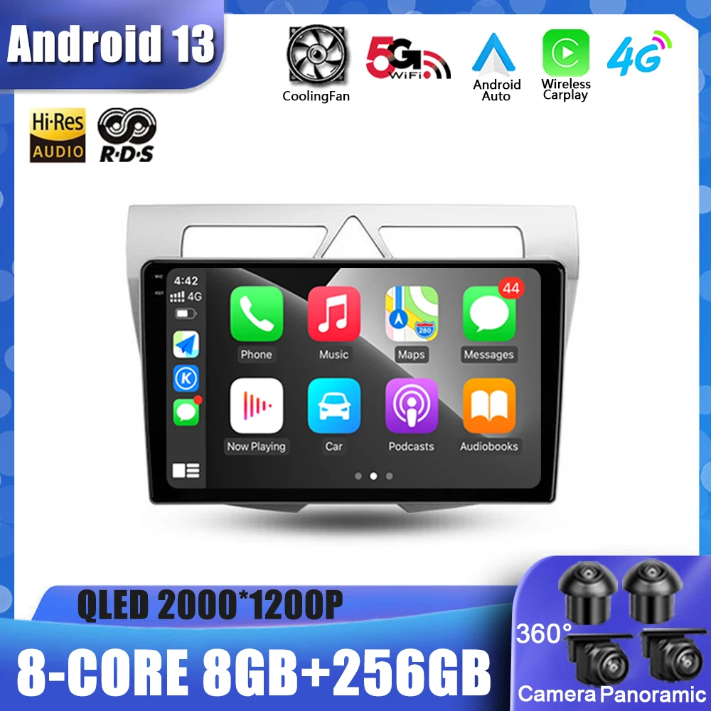 

For Kia Morning picanto 2007 - 2011 Car Radio Multimedia Video Player Navigation GPS Android 13 Intelligent System QLED Screen