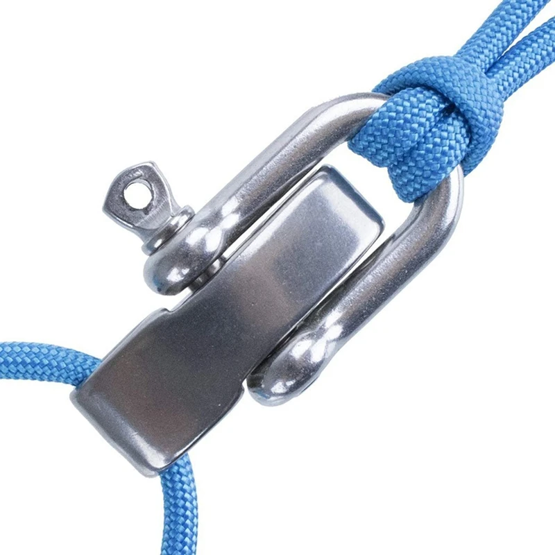 Paracord Bracelet Shackle Buckle Bow Anchor Shackle Clasp D Clip Adjustable for Survival Bracelet paracord bracelet accessories paracord accessories 10Pcs