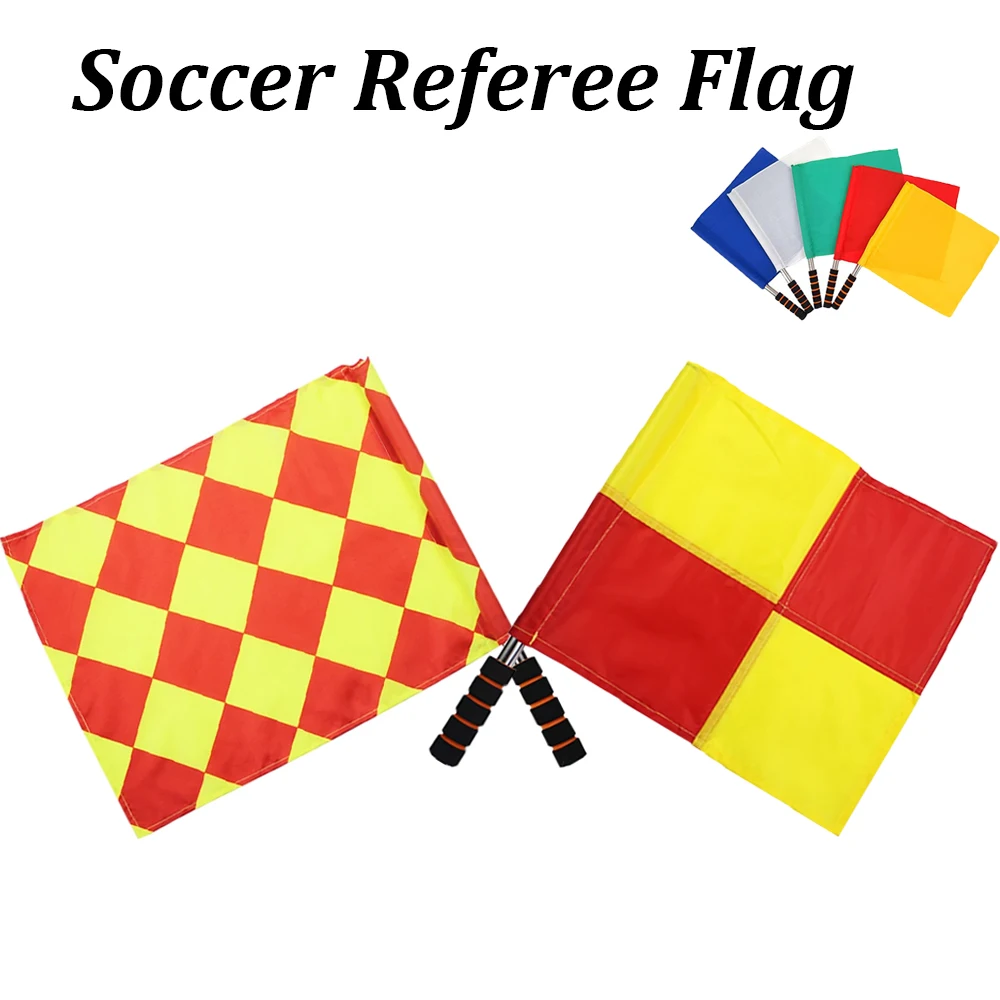 

Судейский флажок для футбола флаг и сумка для хранения для судьи, профессиональное оборудование для соревнований и спортивных соревнований