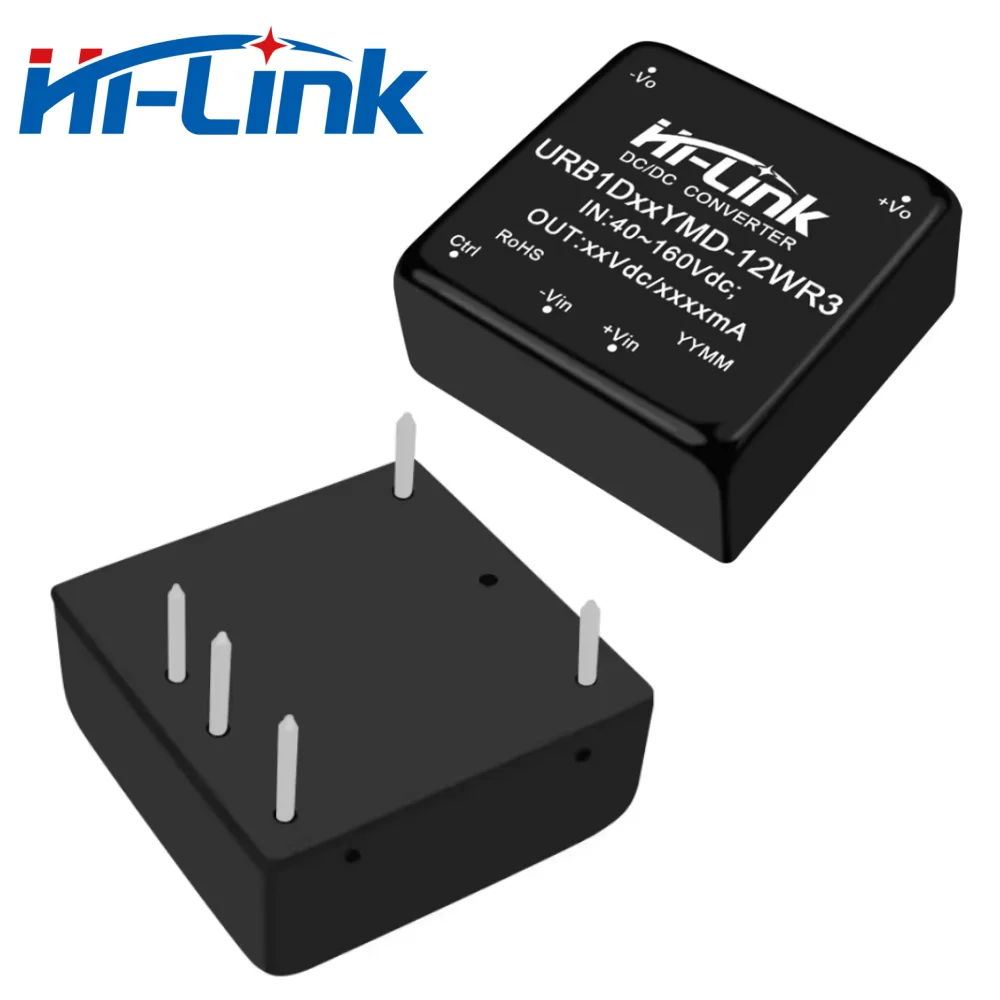 Hilink 110V to 5V 12V 12W DC to DC transformer power supply module URB1D05YMD-12WR3 URB1D12YMD-12WR3 isolation