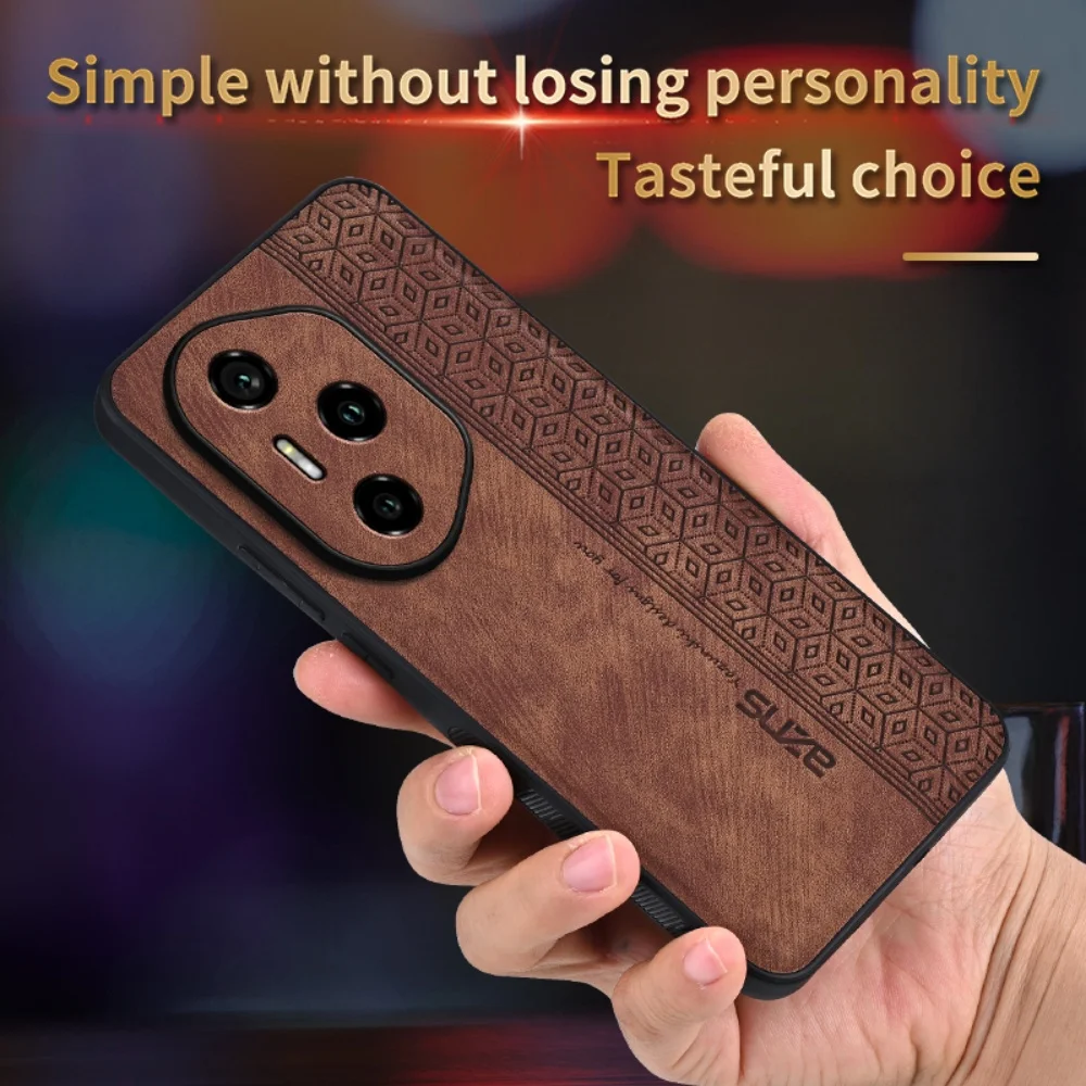 Luxury Leather Business Phone Case - Shockproof Soft Cover