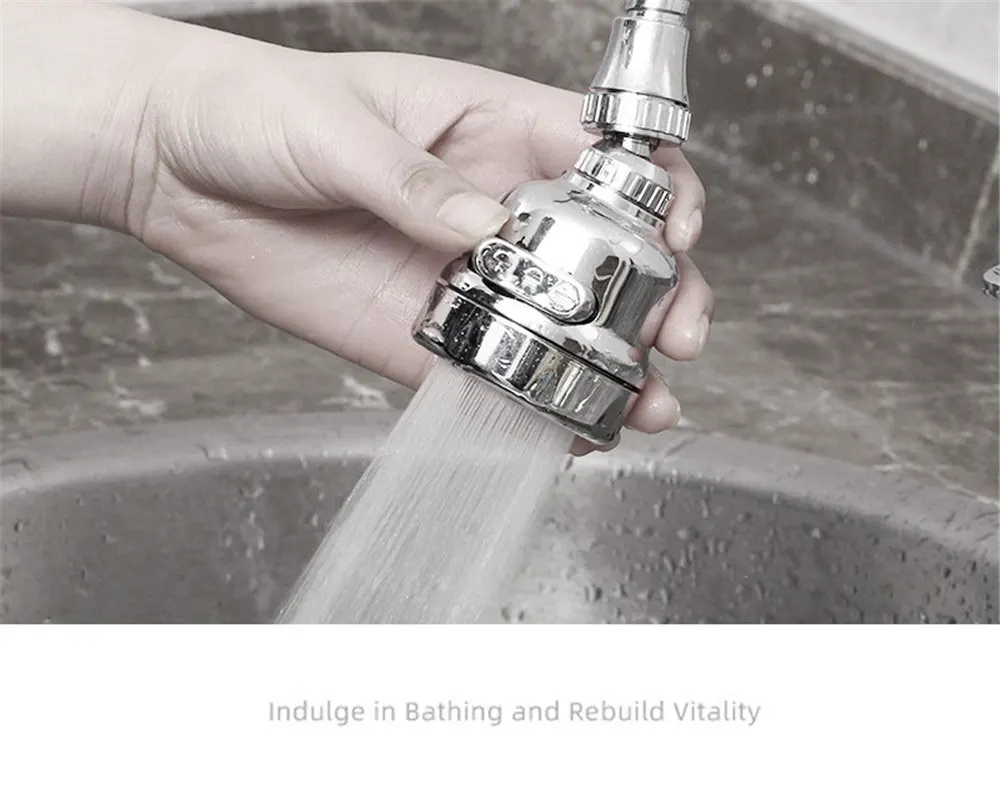 3 Modes Faucet Adapter Aerator Bubbler 360 Rotatable High Pressure Faucet Filter Extender Water Saving Kitchen Gadget Tap Nozzle S636bfcc2f4ee4fb29e8593c1cd532027i