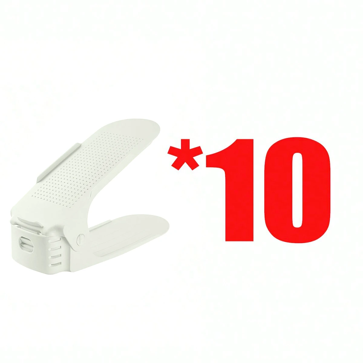 3/10 Stuks Schoen Stacker Verstelbare Schoen Slots Organizer Schoenen Slots Space Saver Dubbeldeks Rack Houder Voor kast Organisatie