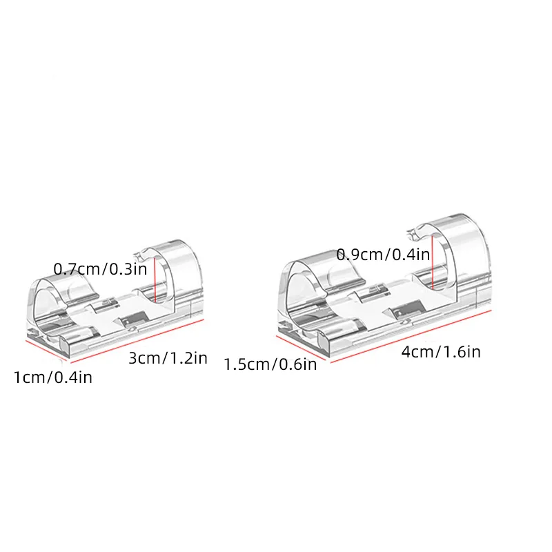 20/16Pcs Cable Organizer Clip Electric Wire Fixed Hooks Desktop Wire Manager Cord Holder USB Charging Data Line Bobbin Winder