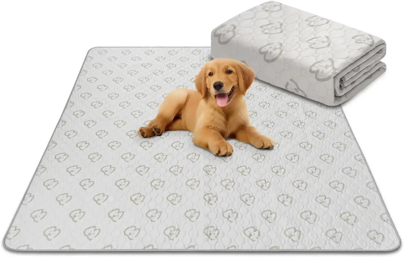 

FXW Washable Pee Pads for Dogs(Playpen not Included), 71" x 71" Puppy Pads with Super Absorbent