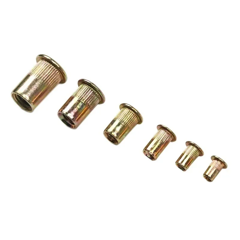 170pcs M3 M4 M5 M6 M8 M10 Rivet Nut Kit + Hand Threaded Rivet Nuts Gun BT606 Manual Riveter Gun Riveting Rivnut Rivet Tool