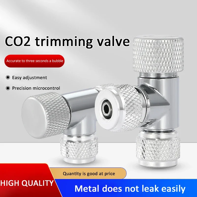 

CO2 Fine Adjustment Valve Aquarium Fish Tank Grass Tank Pressure Reducing Valve DIY Regulator Carbon Dioxide Refiner Single Head