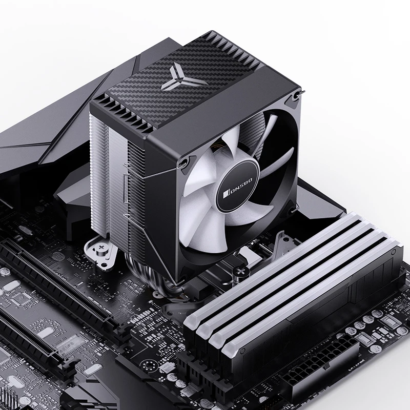 CPU Cooler 4 Heat Pipe ARGB 9cm CPU Cooler Fan PWM Temperature Control Mute Computer Accessories for INTEL LGA 1700 1200115X AM4