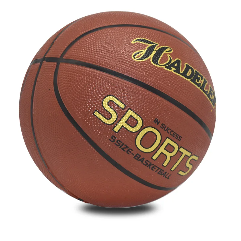 Kid Rubber Basketball Size 5 Primary School Outdoor Training Game Basketball Wear-resistant High Elasticity Good Hand Feel 5